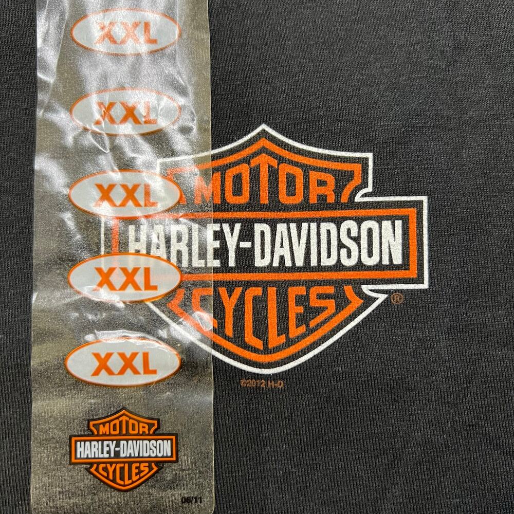 Harley-Davidson High Country Frederick Colorado T-Shirt Mens 2XL Black 2013 Y2K - Picture 3 of 9